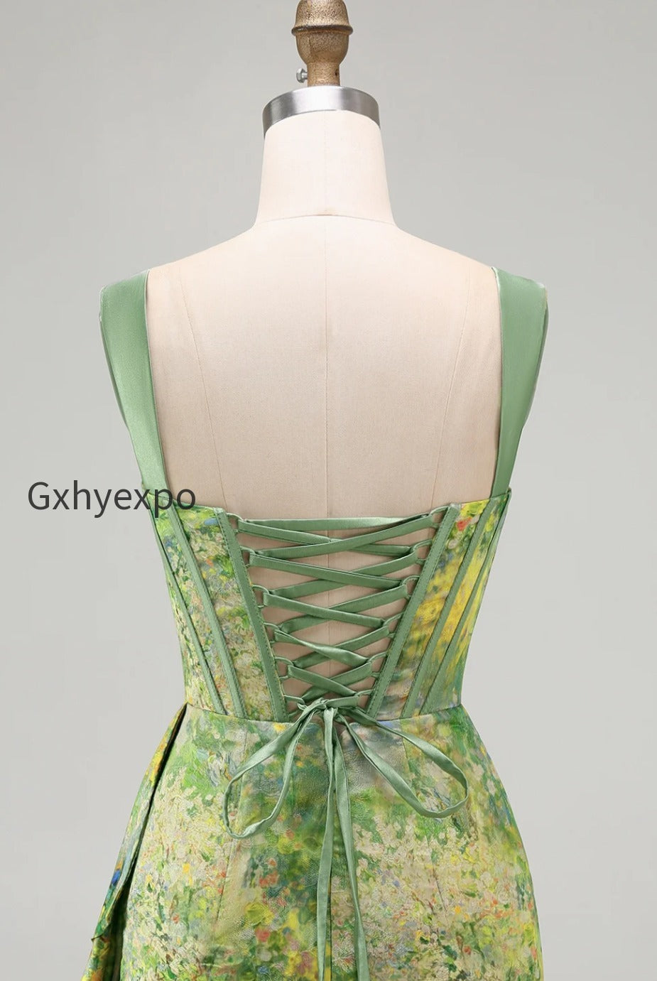 floral-apricot-corset-ruched-tight-short-homecoming-dress-with-beading