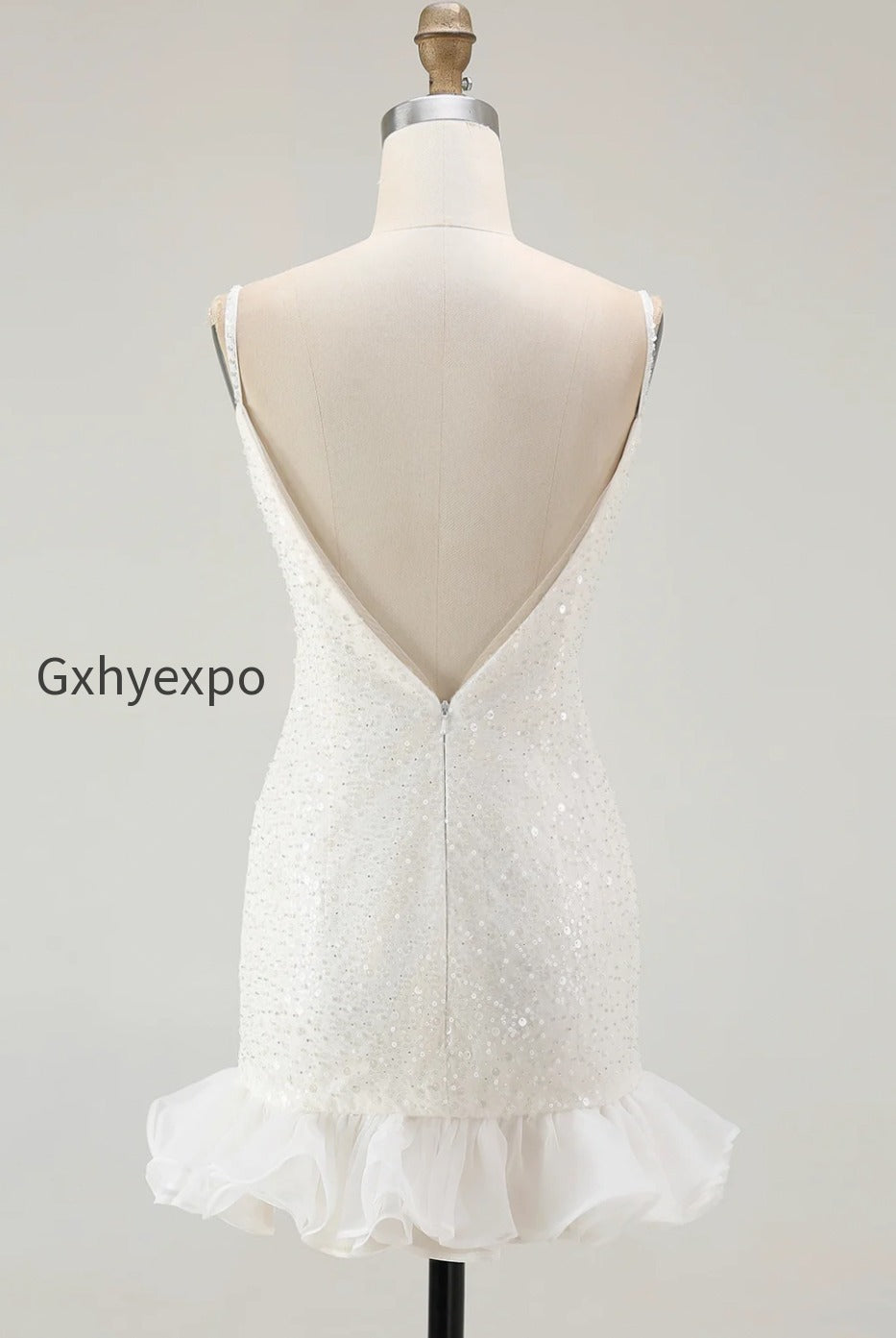 sparkly-white-bodycon-sequins-mini-graduation-dress
