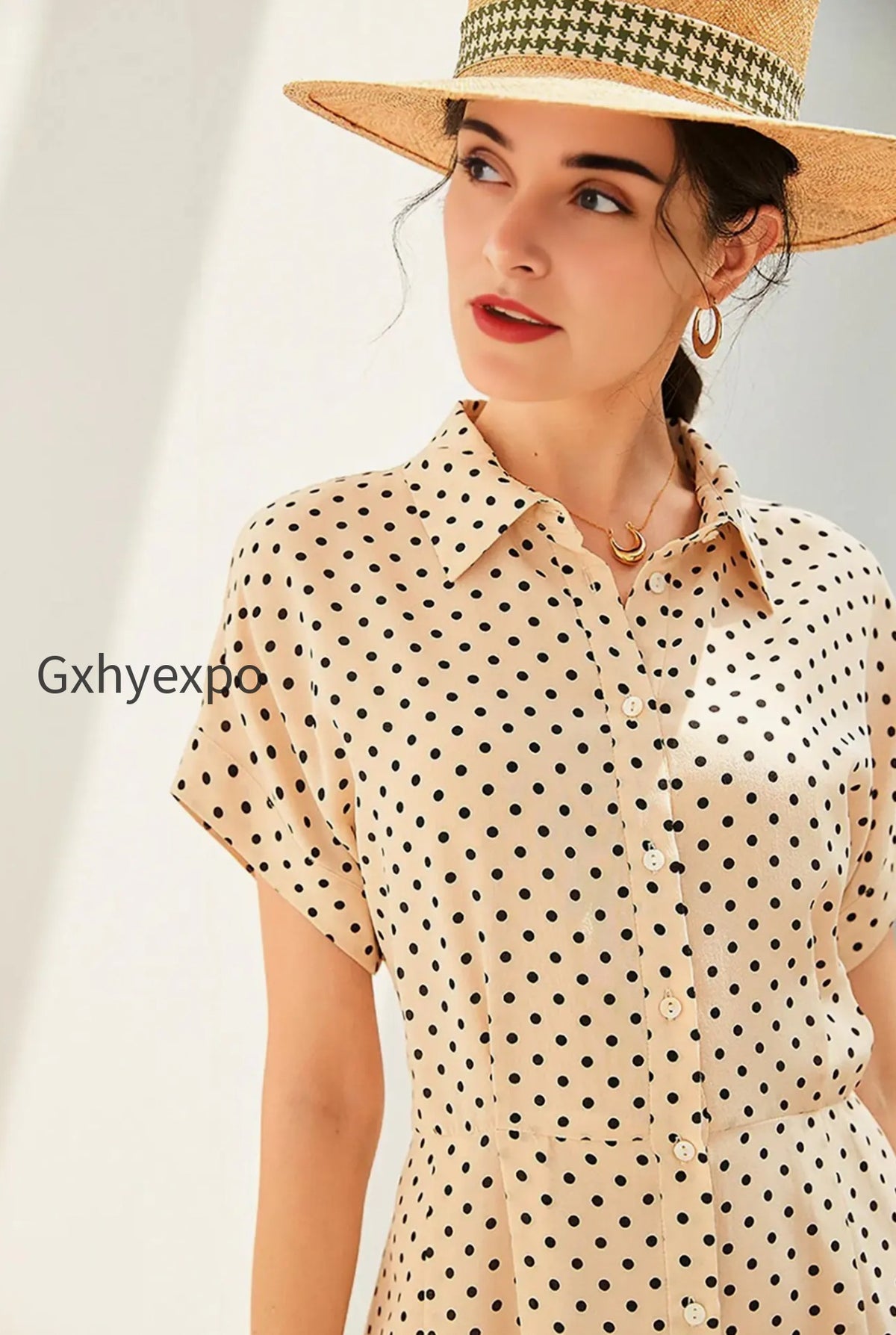 womens-heavyweight-mulberry-silk-polka-dot-printed-silk-long-dress