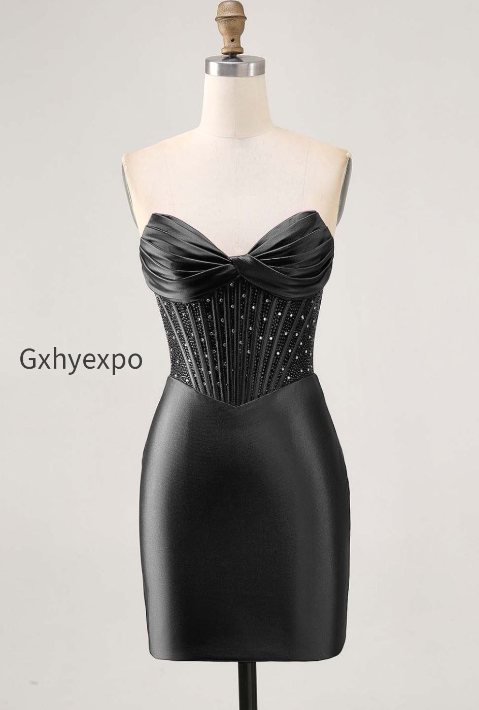 sparkly-fuchsia-tight-satin-corset-short-homecoming-dress-with-beading