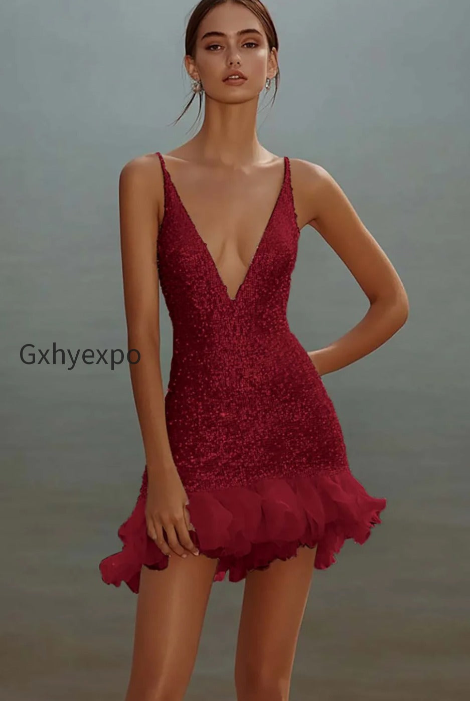 sparkly-white-bodycon-sequins-mini-graduation-dress