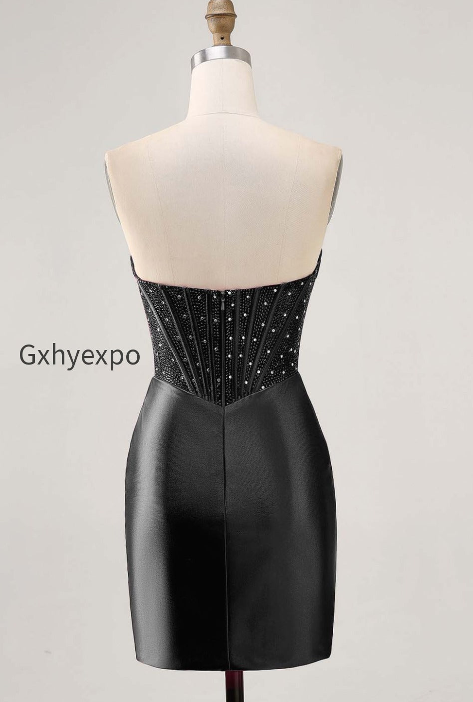 sparkly-fuchsia-tight-satin-corset-short-homecoming-dress-with-beading