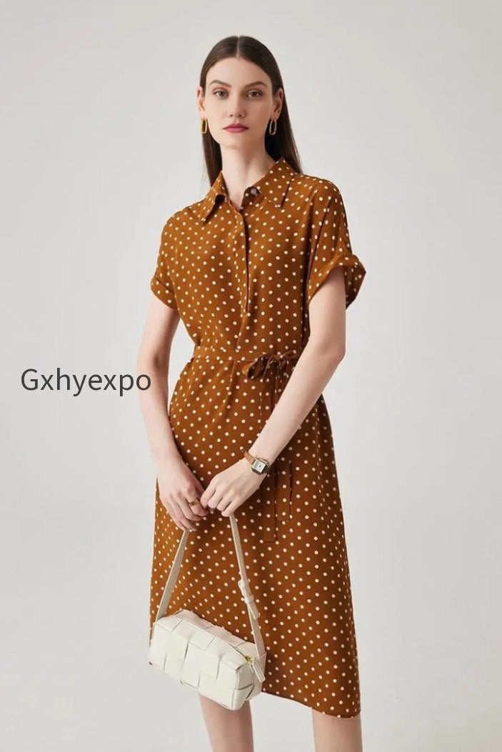 womens-heavyweight-mulberry-silk-polka-dot-printed-silk-long-dress