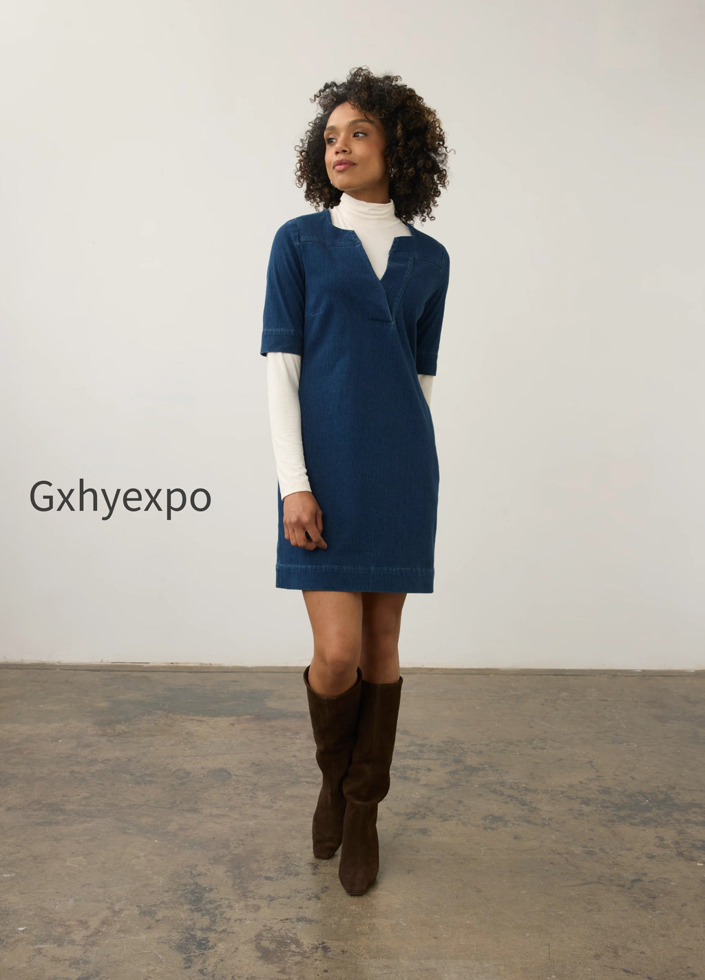 elbow-sleeve-shift-dress-7024131-dkrins