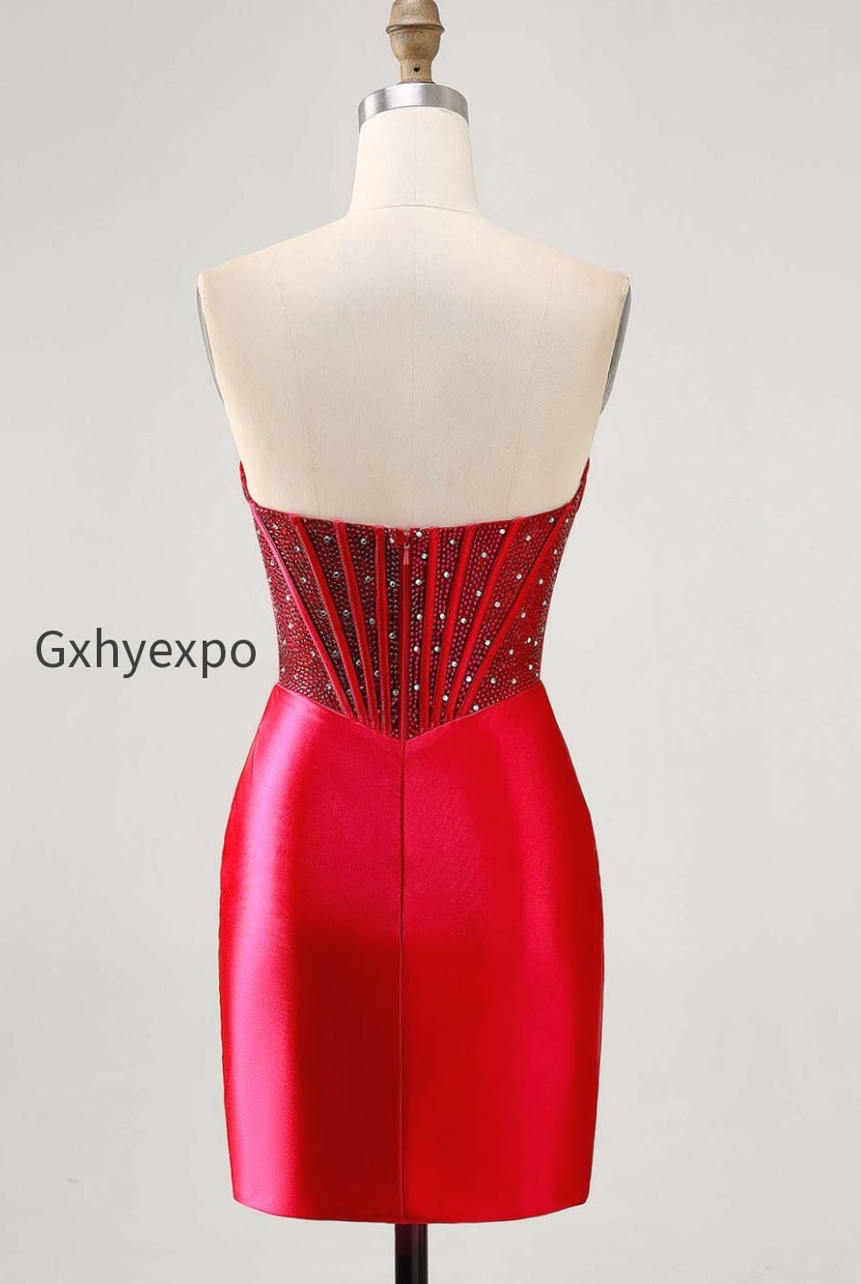 sparkly-fuchsia-tight-satin-corset-short-homecoming-dress-with-beading