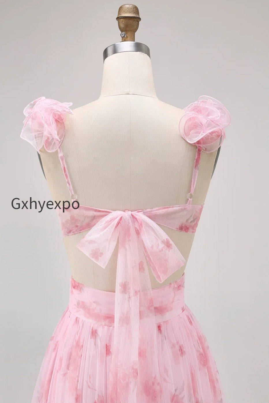 blush-floral-v-neck-chiffon-a-line-long-wedding-guest-dress