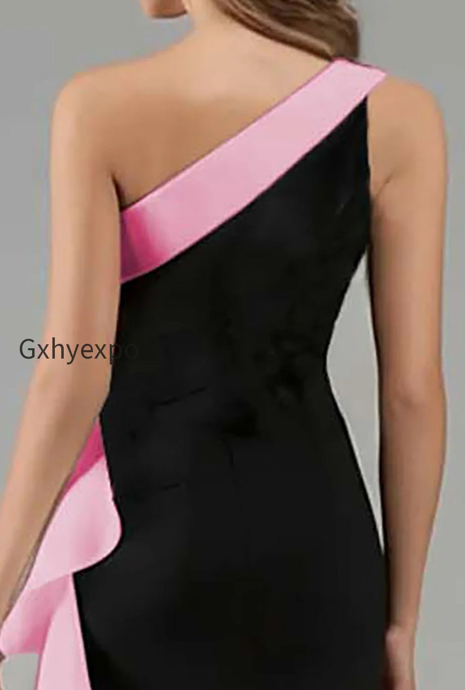 black-and-blue-one-shoulder-long-formal-dress-with-ruffles