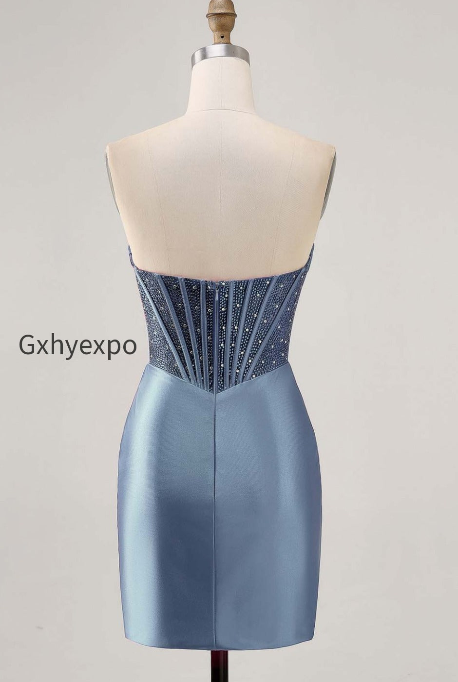 sparkly-fuchsia-tight-satin-corset-short-homecoming-dress-with-beading