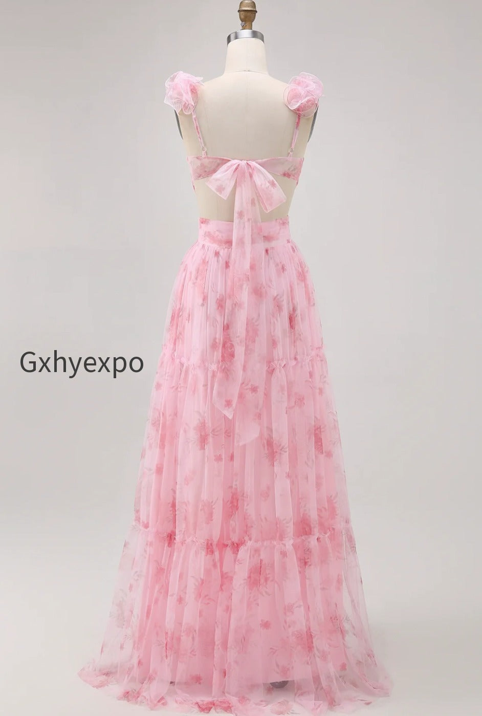 blush-floral-v-neck-chiffon-a-line-long-wedding-guest-dress
