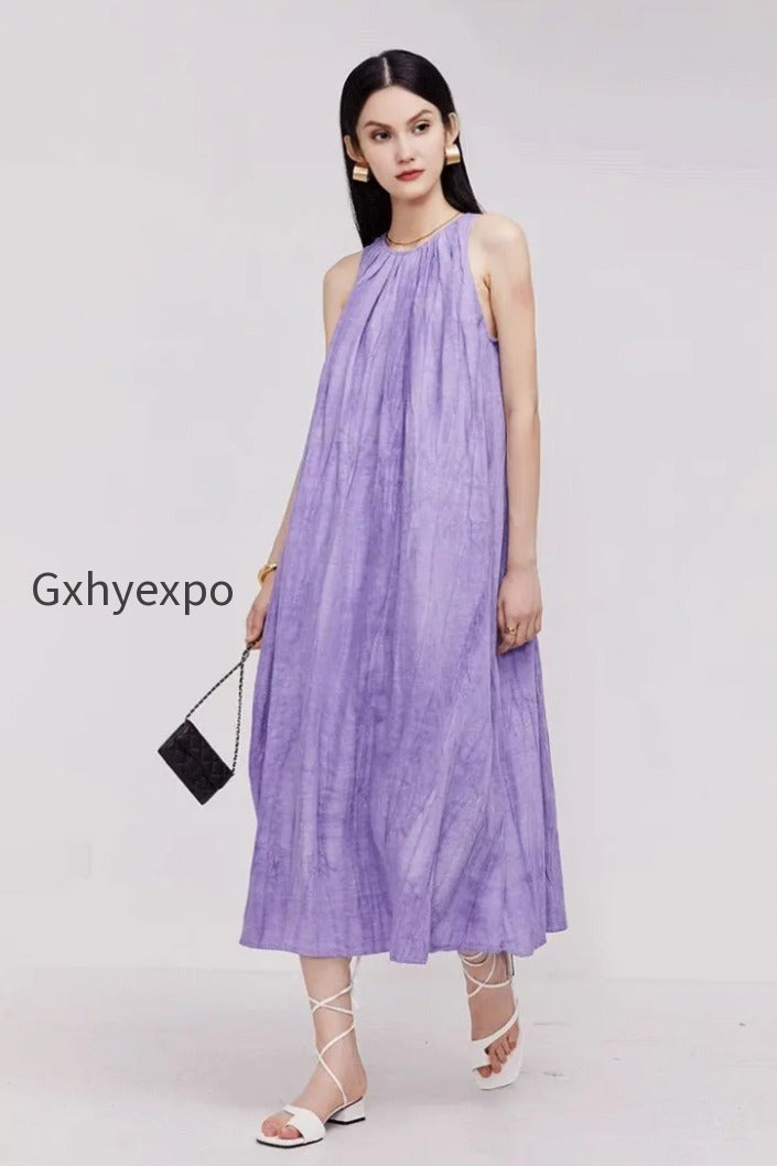 tie-dye-sleeveless-linen-midi-dress