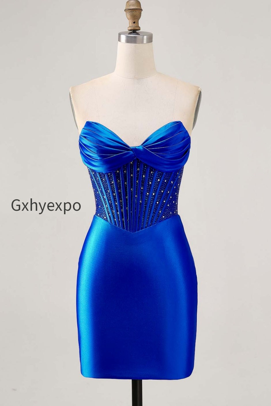 sparkly-fuchsia-tight-satin-corset-short-homecoming-dress-with-beading