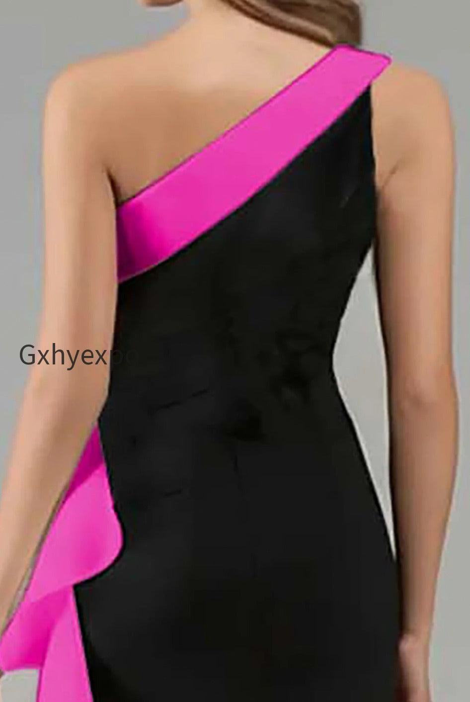 black-and-blue-one-shoulder-long-formal-dress-with-ruffles