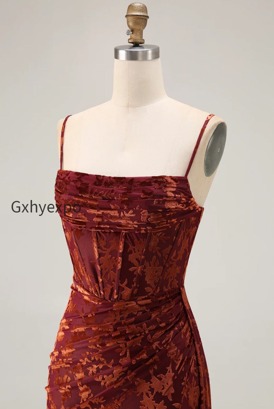 plus-size-dark-green-corset-velvet-floral-long-wedding-guest-dress-with-side-cape