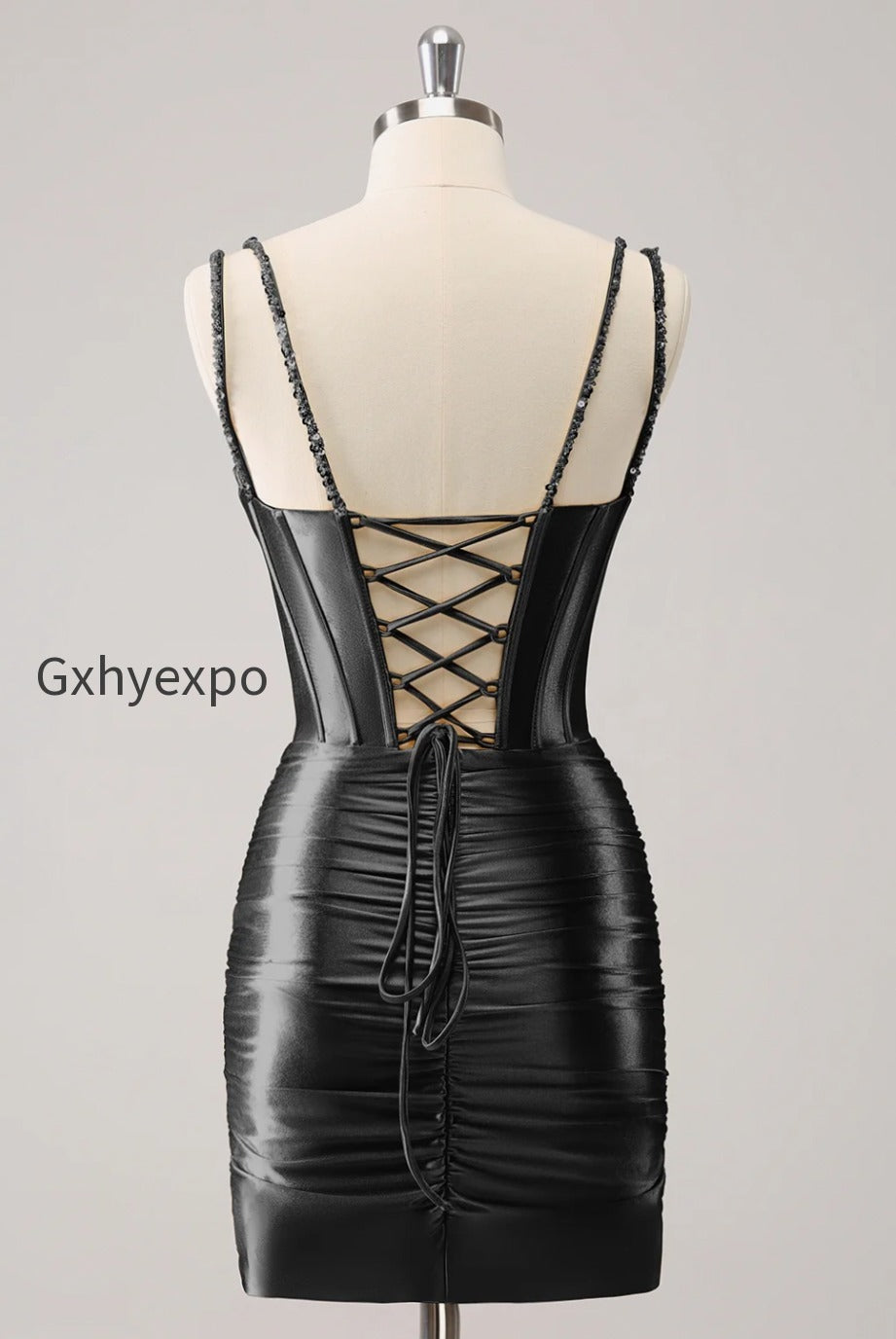 golden-spaghetti-straps-bodycon-homecoming-dress-with-sequins