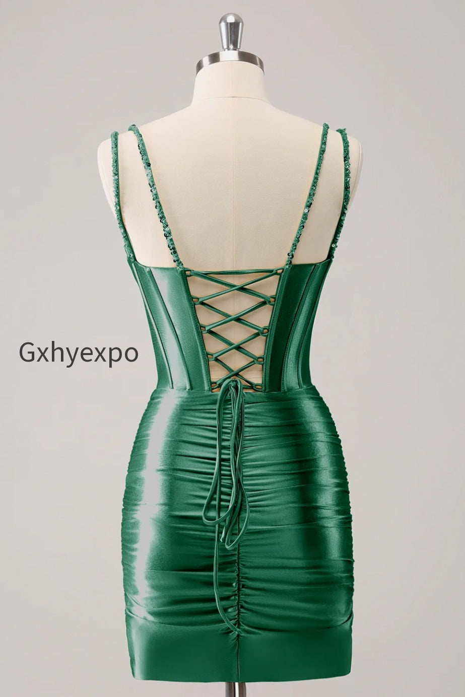 golden-spaghetti-straps-bodycon-homecoming-dress-with-sequins