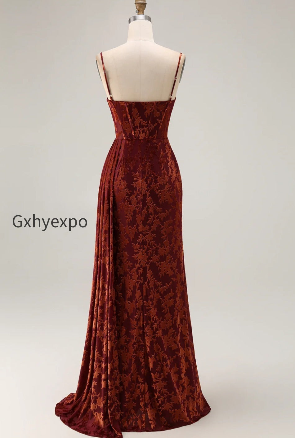 plus-size-dark-green-corset-velvet-floral-long-wedding-guest-dress-with-side-cape
