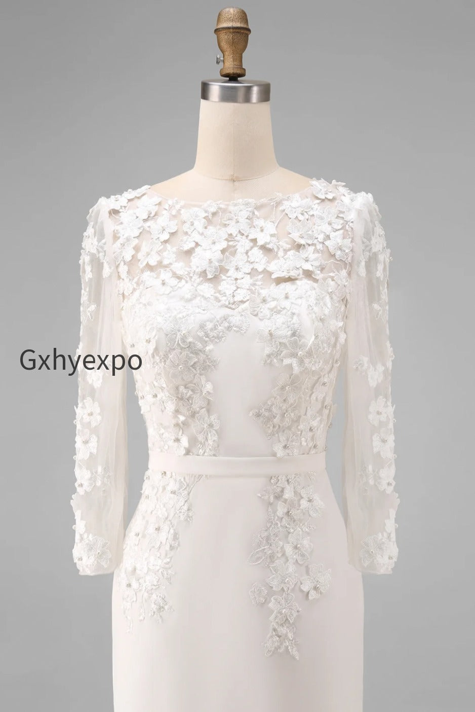 dusty-rose-bodycon-floral-midi-mother-of-the-bride-dress-with-sleeves