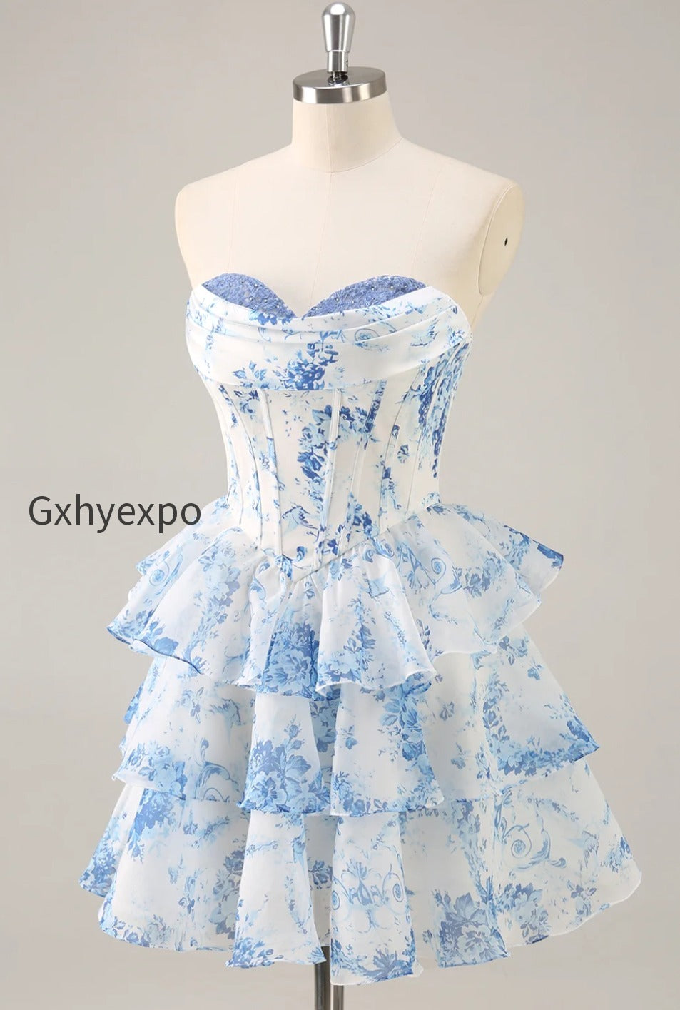 white-and-blue-floral-sweetheart-corset-short-homecoming-dress-with-ruffles