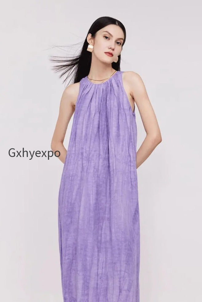 tie-dye-sleeveless-linen-midi-dress