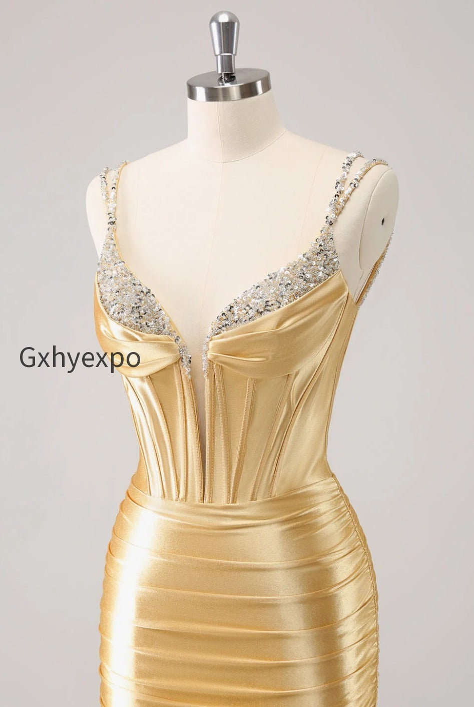 golden-spaghetti-straps-bodycon-homecoming-dress-with-sequins