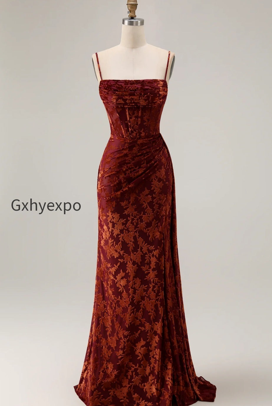 plus-size-dark-green-corset-velvet-floral-long-wedding-guest-dress-with-side-cape