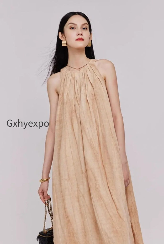 tie-dye-sleeveless-linen-midi-dress