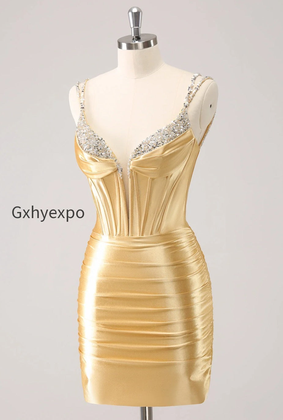 golden-spaghetti-straps-bodycon-homecoming-dress-with-sequins