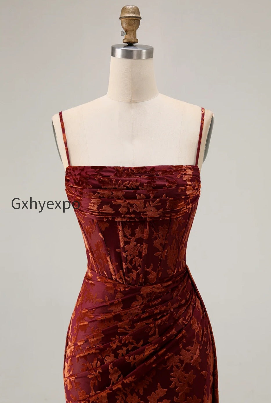 plus-size-dark-green-corset-velvet-floral-long-wedding-guest-dress-with-side-cape