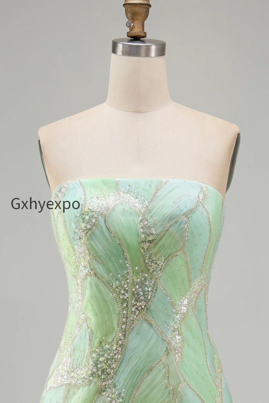 sparkly-blue-sequin-strapless-tight-short-homecoming-dress