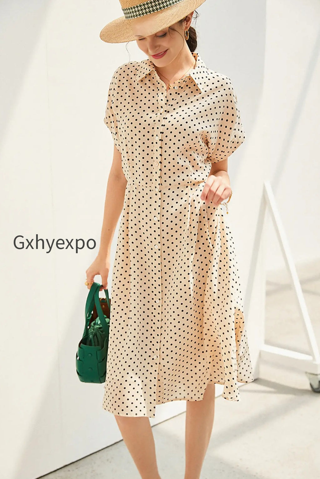 womens-heavyweight-mulberry-silk-polka-dot-printed-silk-long-dress