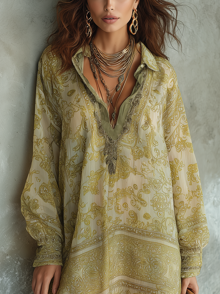 bohemian-print-flowy-mini-dress